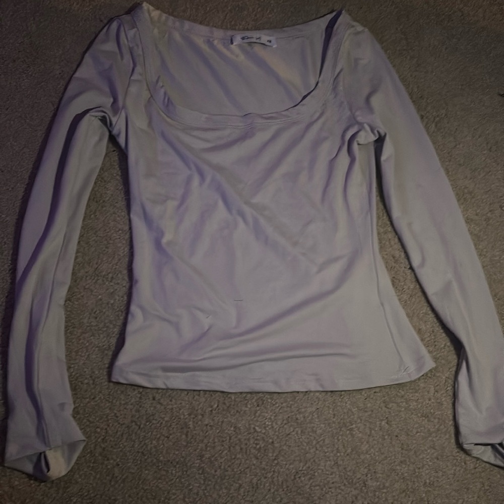 Beige/cream fitted longsleeve